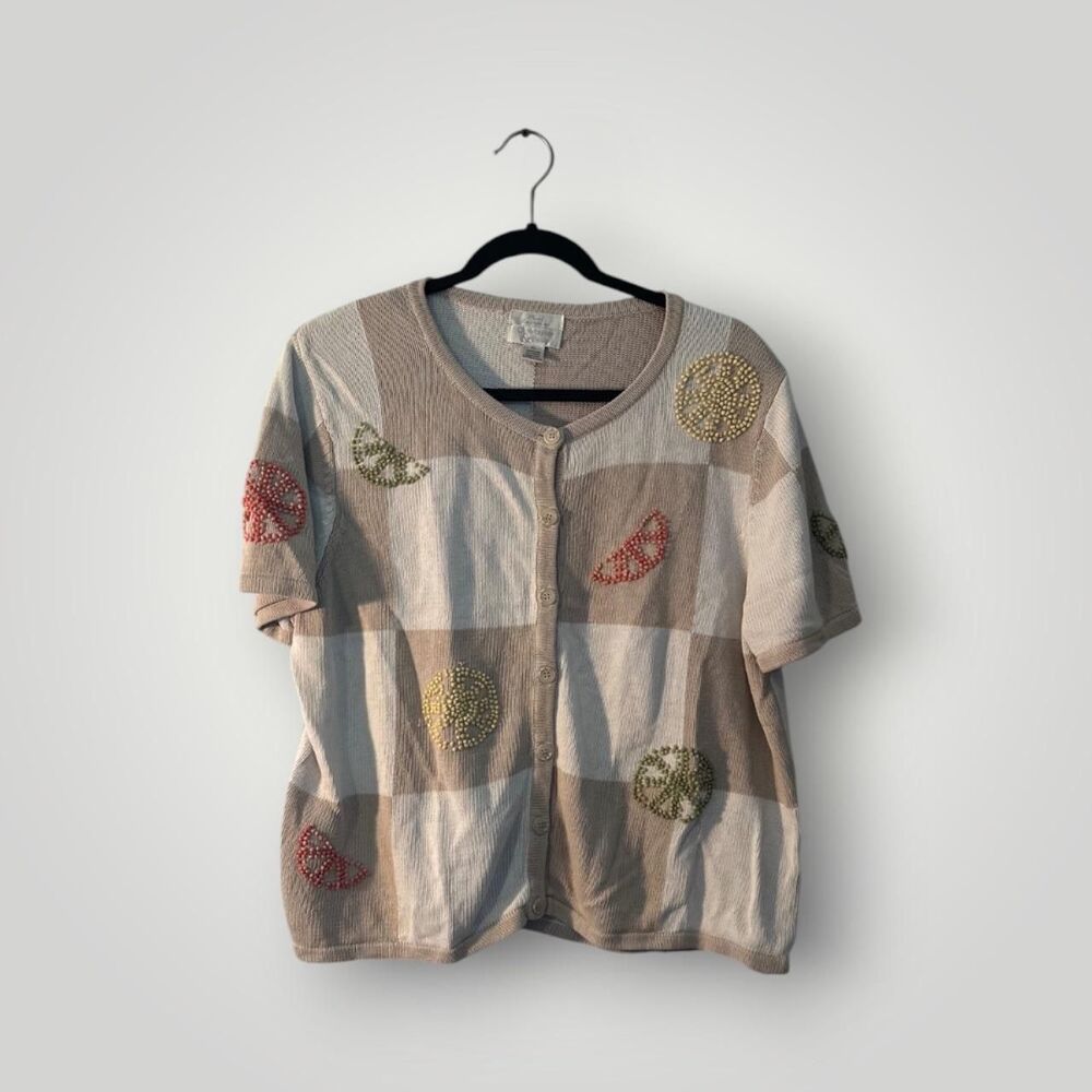 Christopher-banks Women's short-sleeve cardigan
